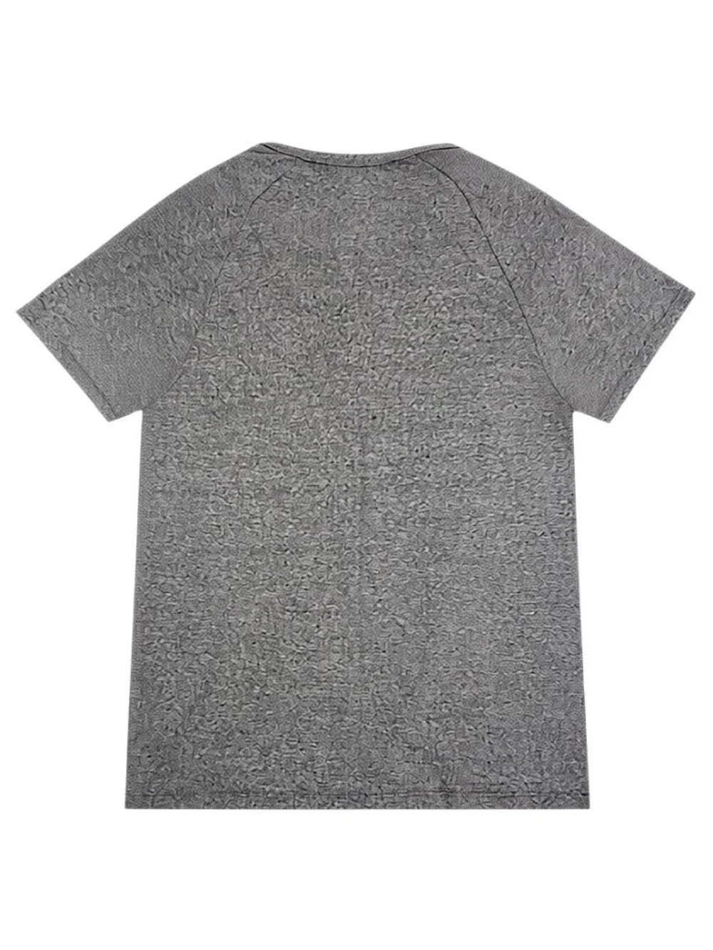 Monochrome Henley T-Shirt Men's Medium